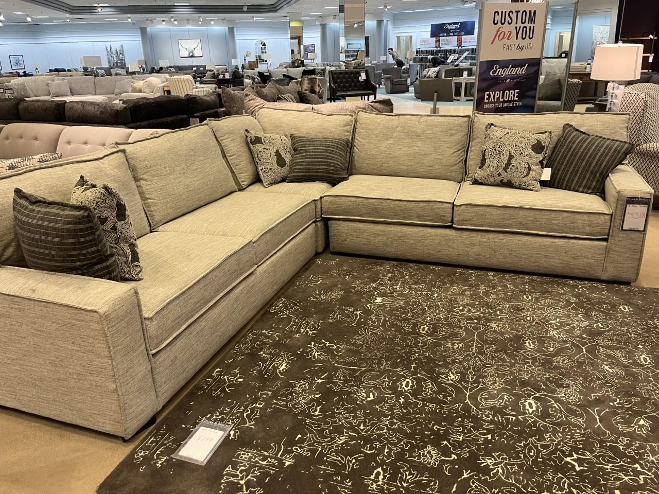 England sectional with discount chaise
